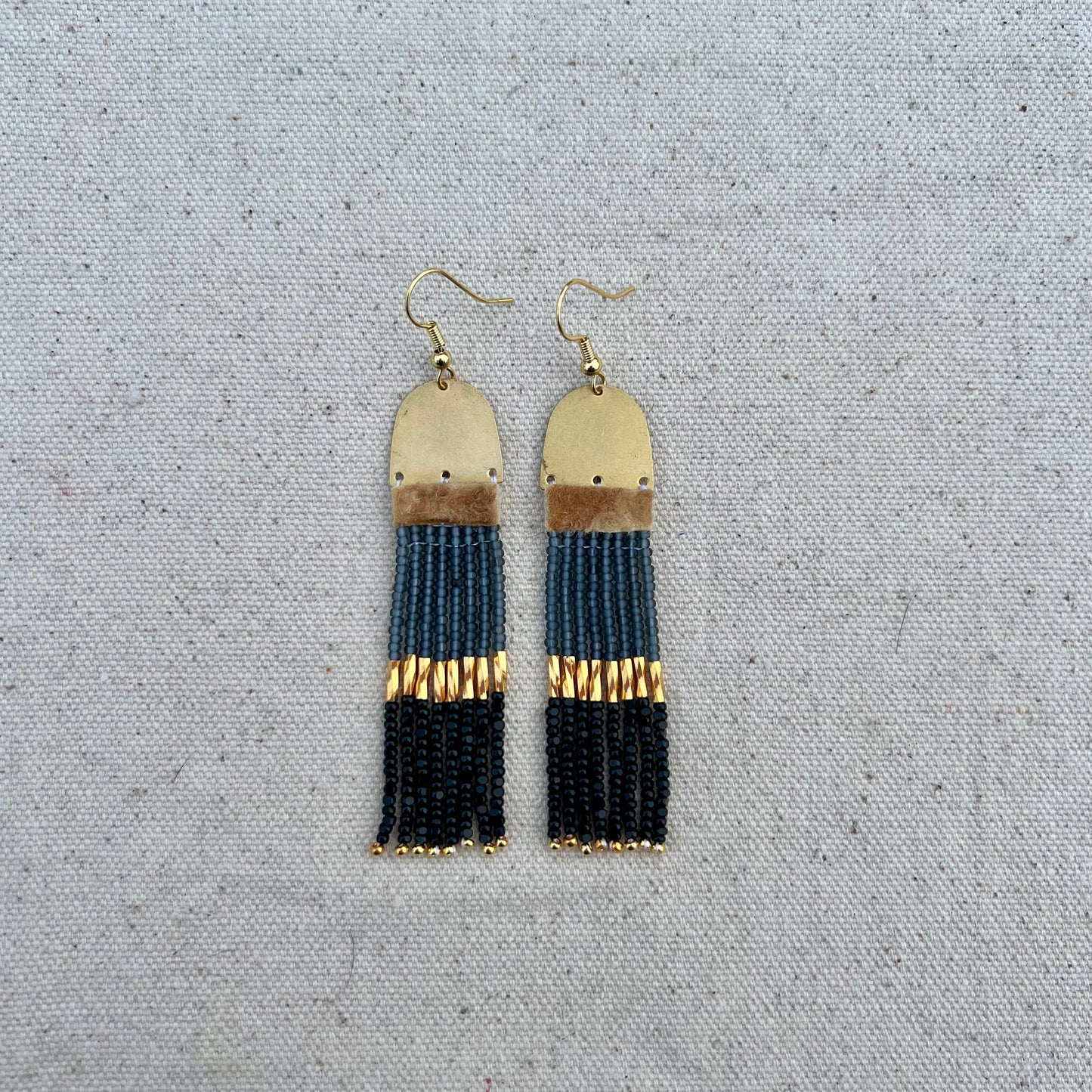 Midnight Gold Fringe
