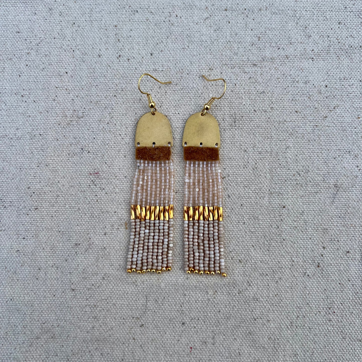 Blush Gold Fringe
